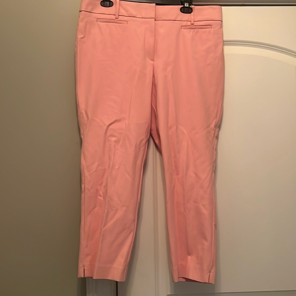 Ann Taylor Pink ankle pant sz 14